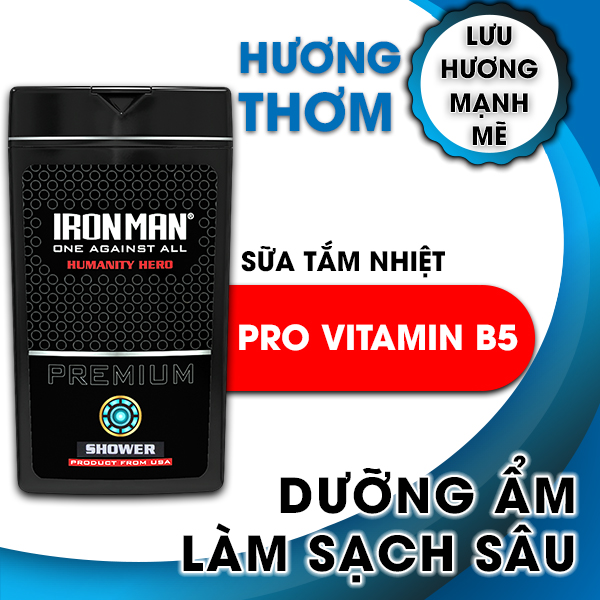 Sữa tắm hương nước hoa nam 380g + sữa tắm dành cho da nhờn,thơm lâu ironman encounter 380g + dung dịch vệ sinh nam tinh chất thảo dược ironman 120g