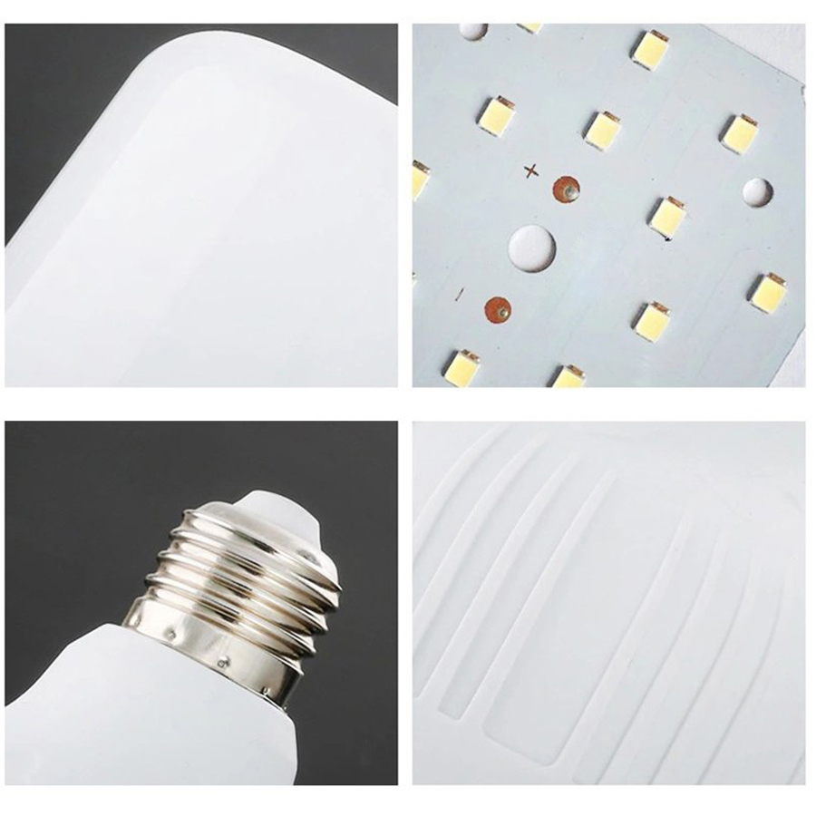 Bóng đèn Led Bulb trụ thân nhựa tròn T80-20W-T (Trắng)