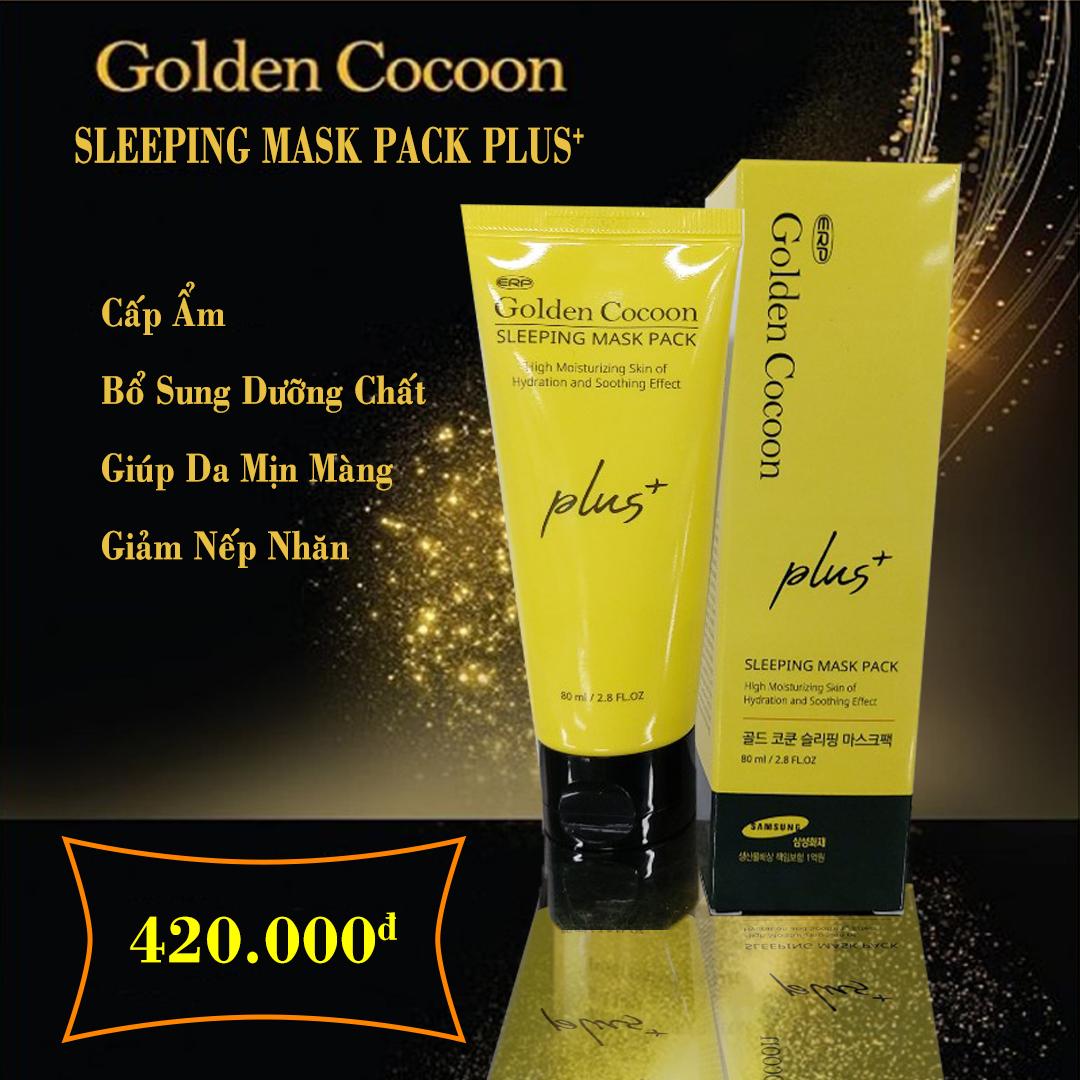 Gel ủ da qua đêm - Mặt nạ ngủ kén tơ tằm vàng Golden Cocoon Sleeping Mask Pack nhập khẩu Hàn Quốc
