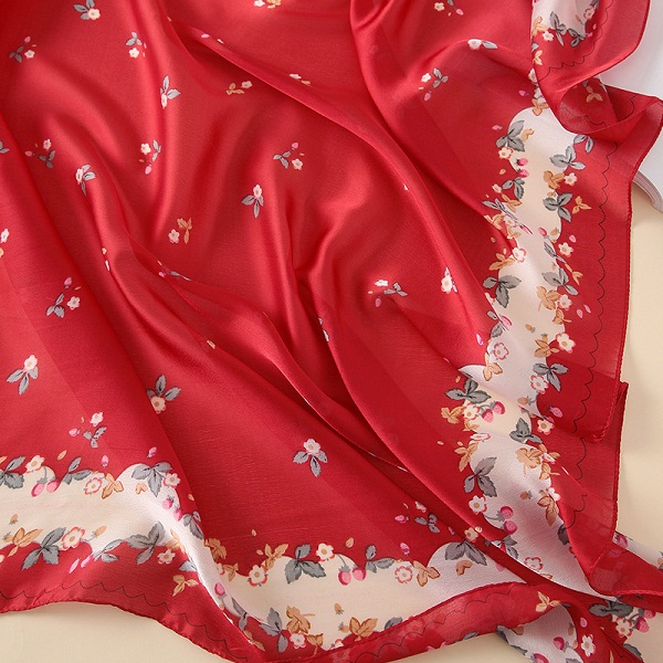 Khăn Choàng Lụa Tổng Hợp HN002 - Size 90cm X 180cm