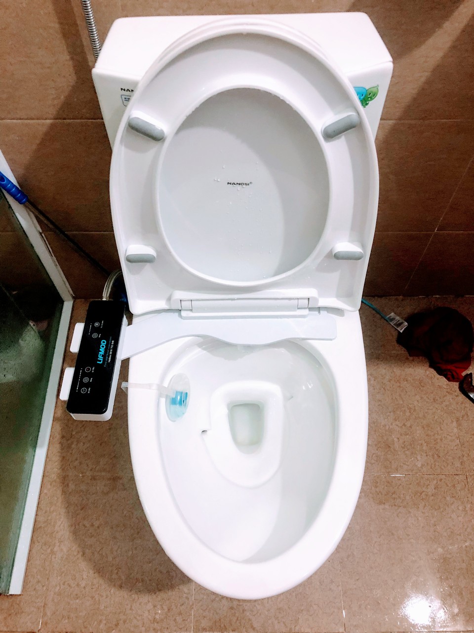 Vòi xịt vệ sinh thông minh 2 vòi phun bản cao cấp Deluxe bidet