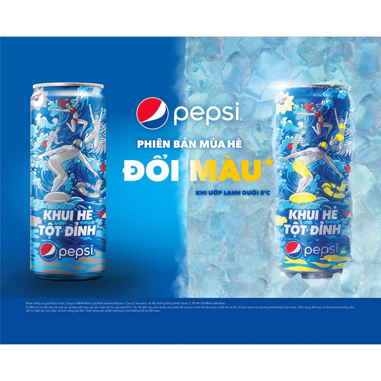 Nước ngọt Pepsi 330ml 6 Lon