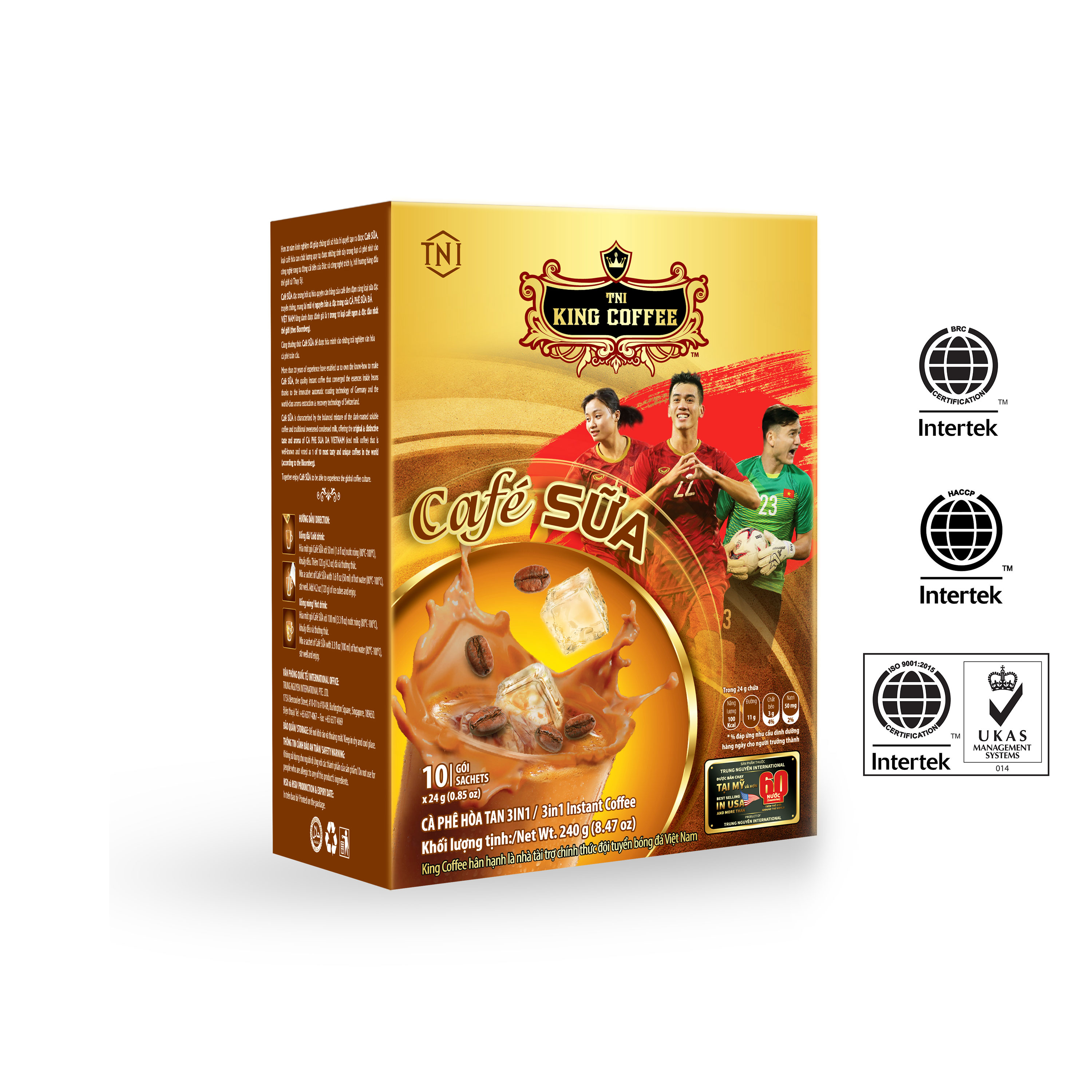 Cà phê King Coffee sữa 3in1 240g