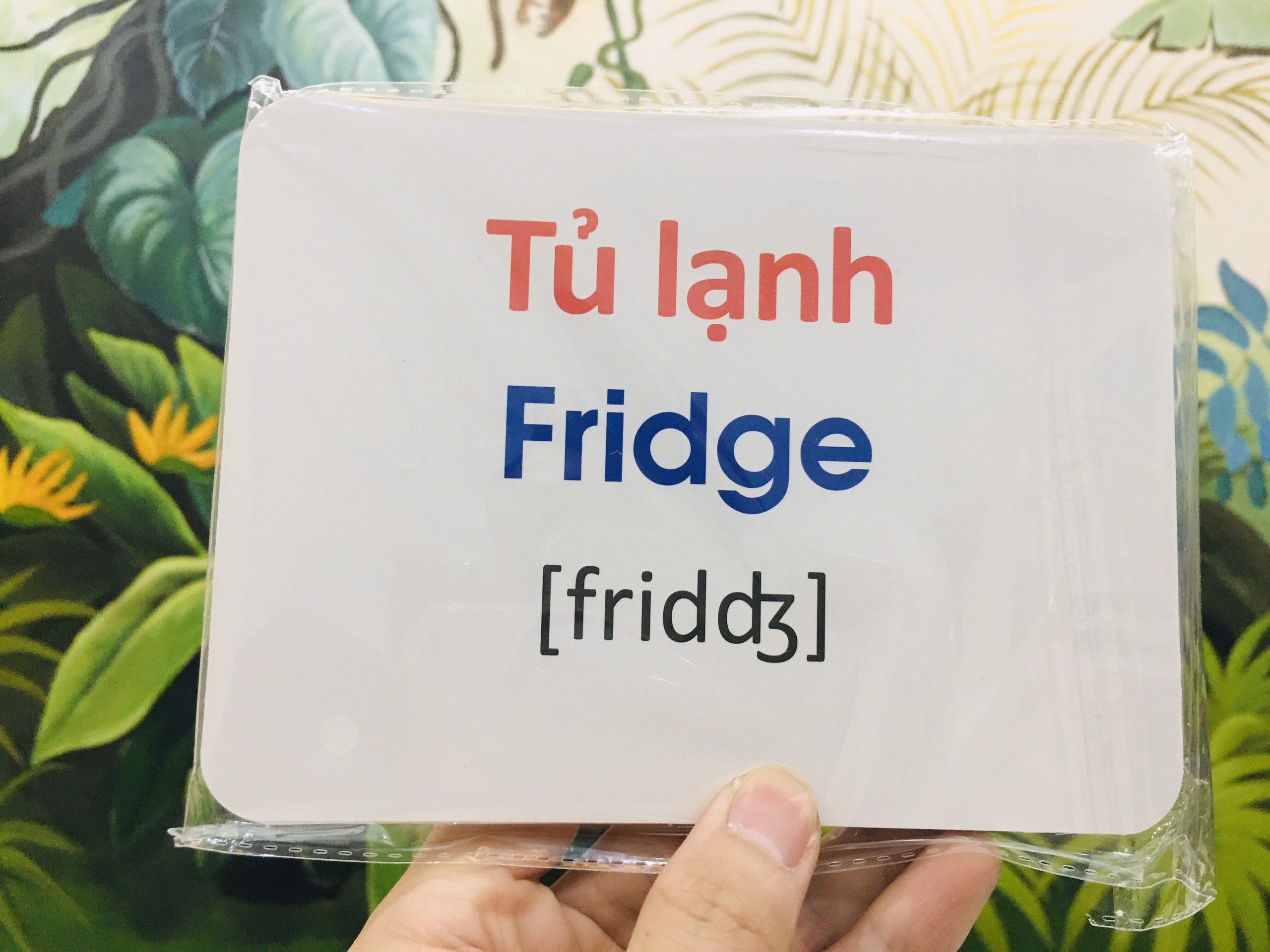 Thẻ Học Thông Minh Flashcard Song Ngữ Cho Bé