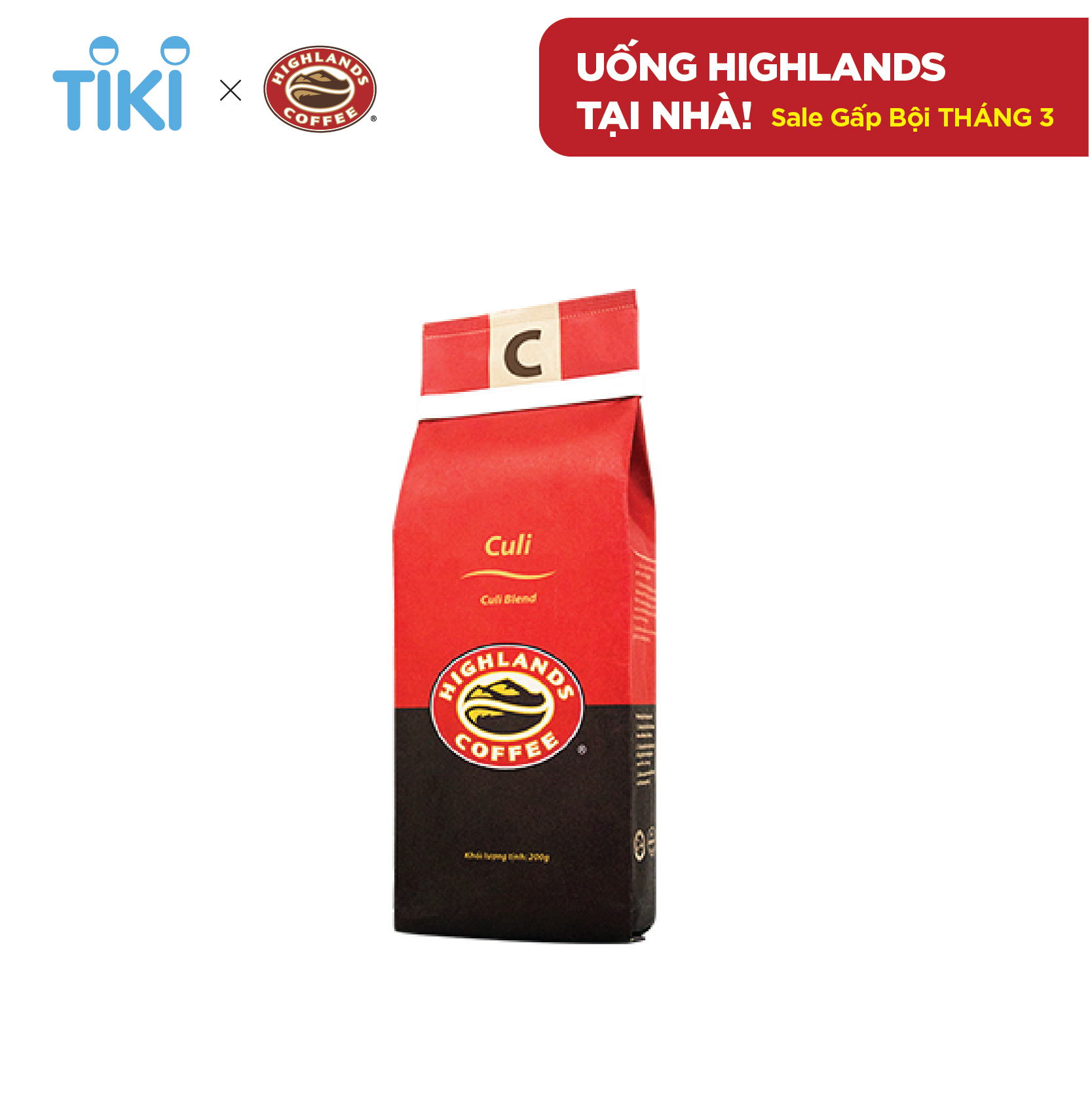 Cà Phê Rang Xay Culi Highlands Coffee (200g)