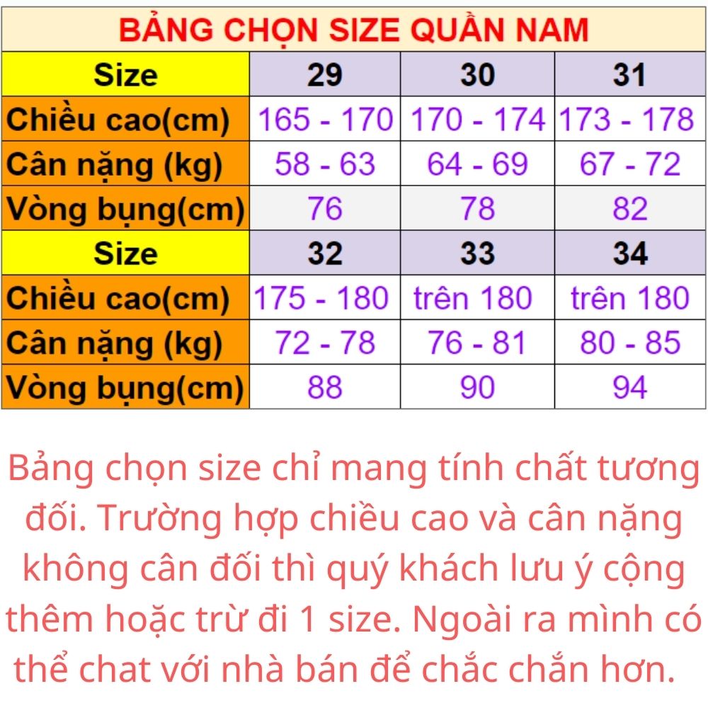 Quần Kaki Nam túi hộp