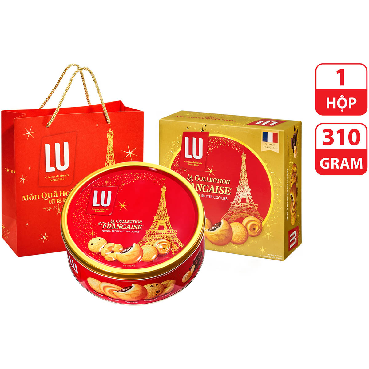 Bánh Quy Thập Cẩm LU Công Thức Pháp 310g