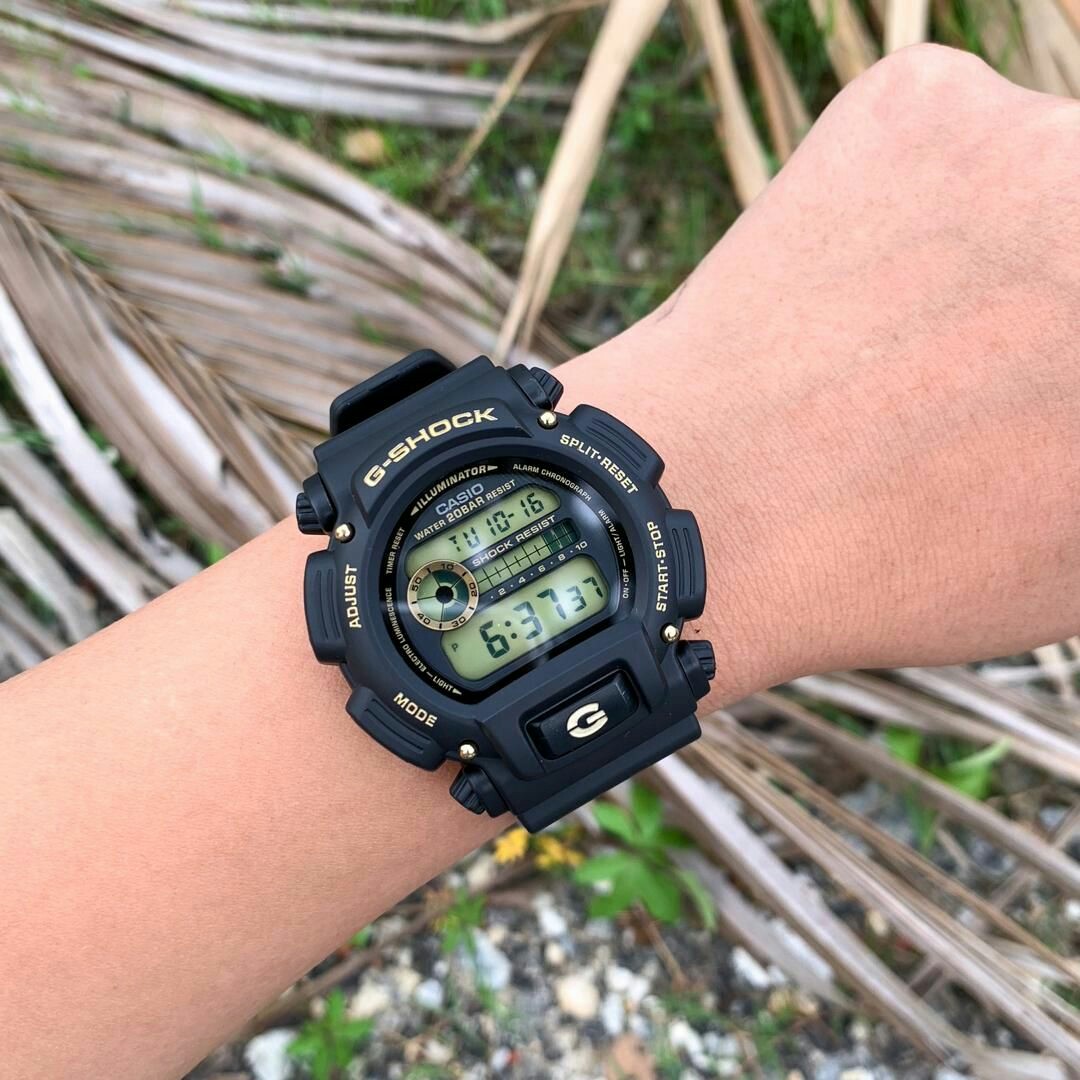 Đồng hồ nam dây nhựa Casio G-Shock chính hãng Anh Khuê DW-9052GBX-1A9DR