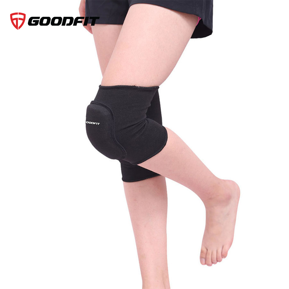 Bó gối thể thao, băng đầu gối GoodFit đệm xốp dày dặn, co giãn 4 chiều GF517K