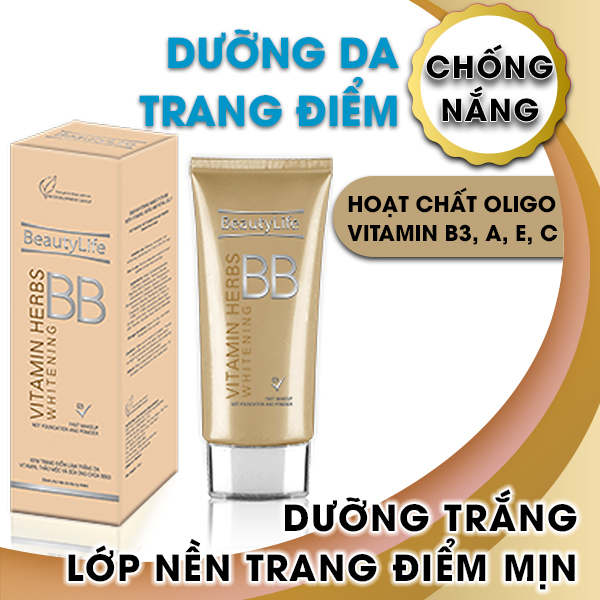 Kem trang điểm dưỡng trắng da chống nắng BB03 50g