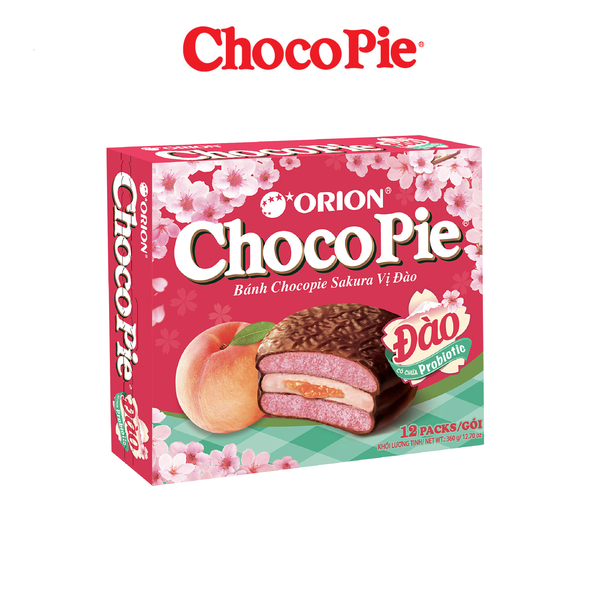 Bánh ChocoPie Sakura Vị Đào