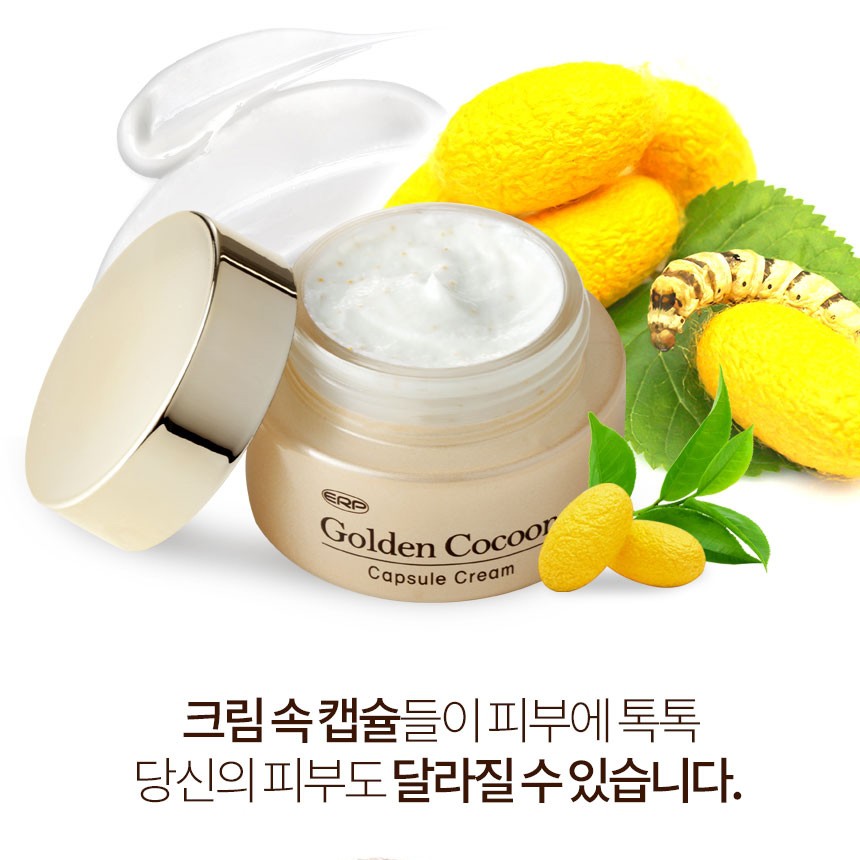 Kem dưỡng da tơ tằm vàng Golden Cocoon Capsule Cream Hàn Quốc