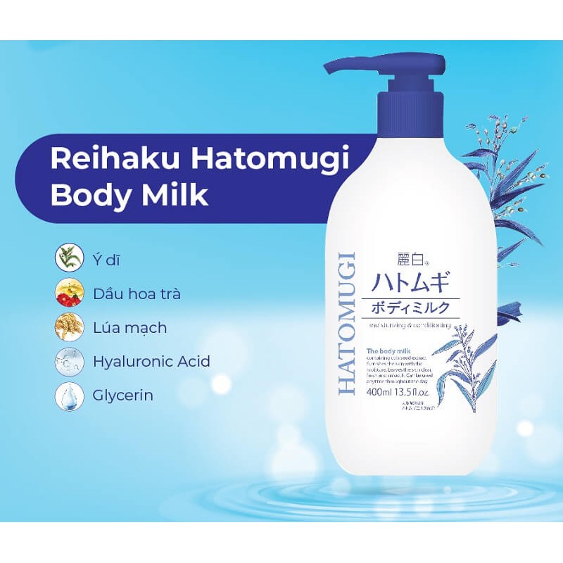 Sữa Dưỡng Thể Hatomugi Body Lotion 400ml