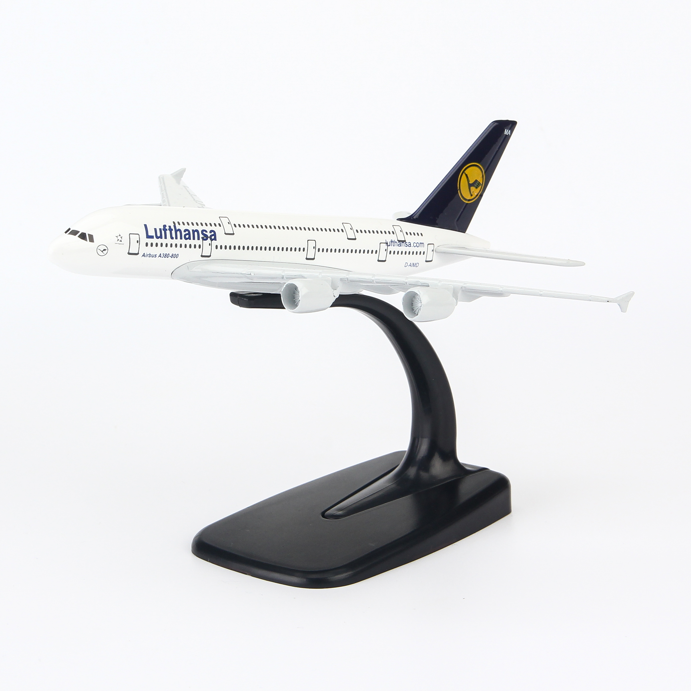 Mô Hình Máy Bay A380 LUFTHANSA EVERFLY 16CM