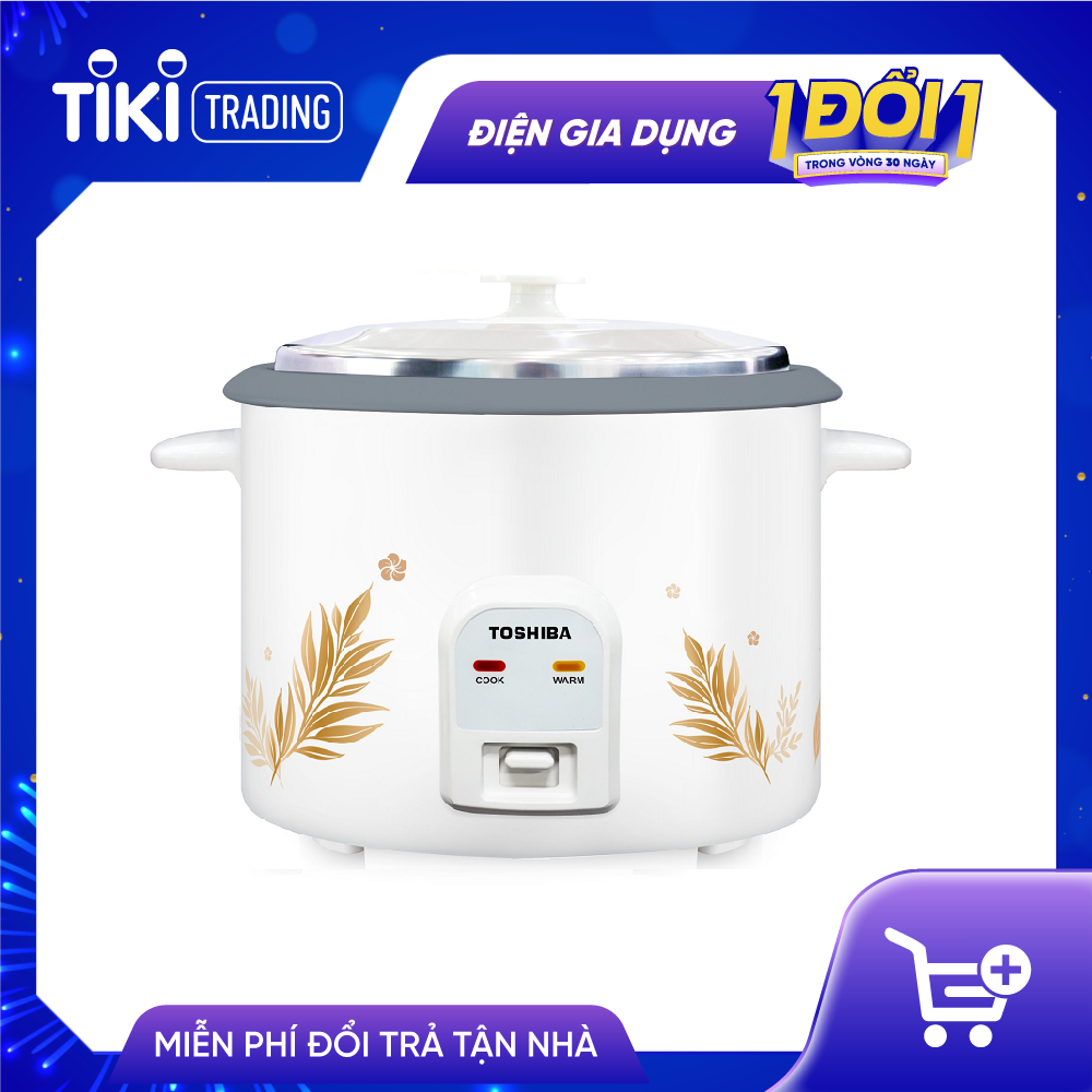 Nồi cơm điện Toshiba RC-28MH1PV - Dung tích 2.8 Lít - Lòng nồi phủ chống dính dày 1 mm - Hàng chính hãng