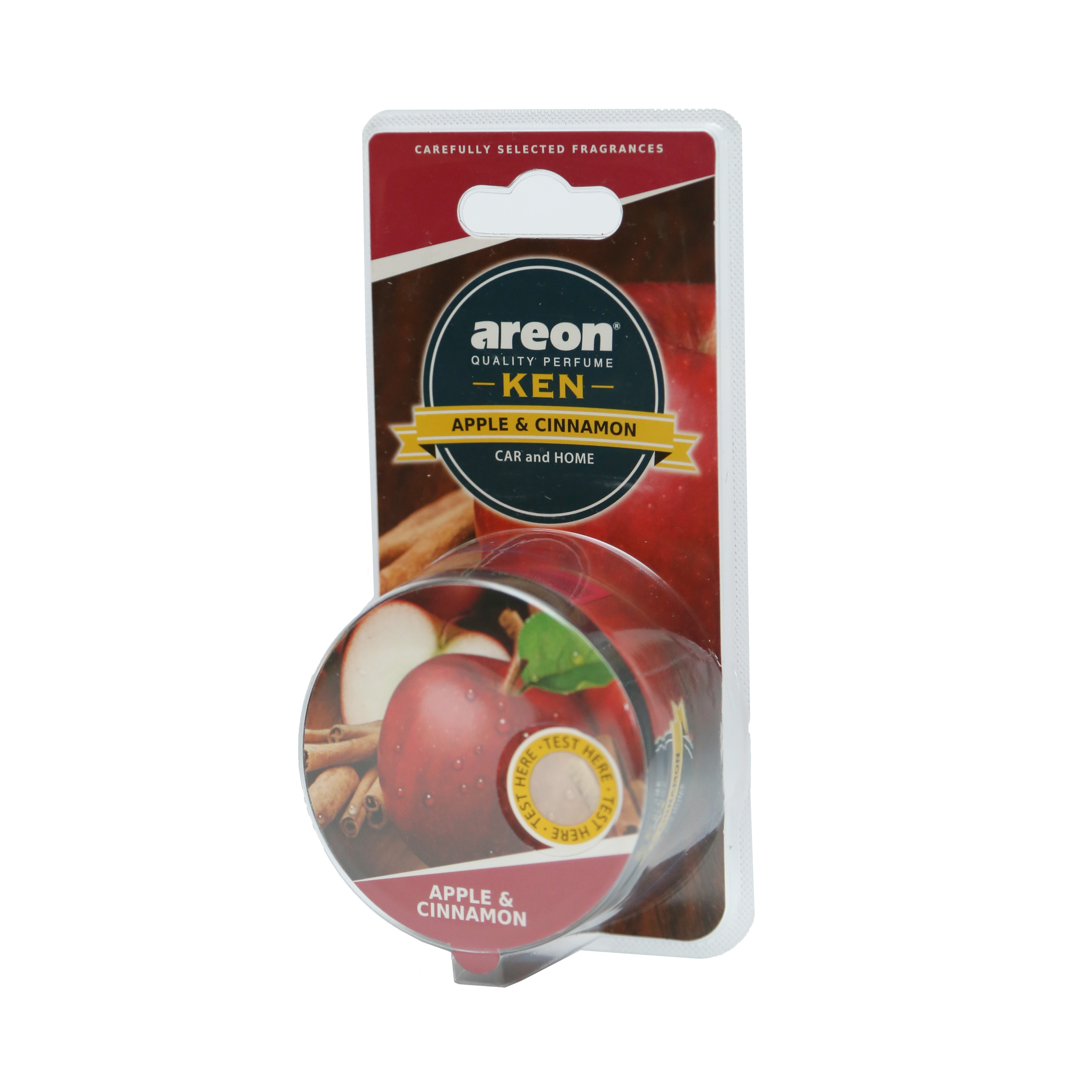 Sáp thơm Areon hương Táo & Quế – Thanh mát, Dịu nhẹ - Bậc thầy Say xe - Areon Ken Apple & Cinnamon