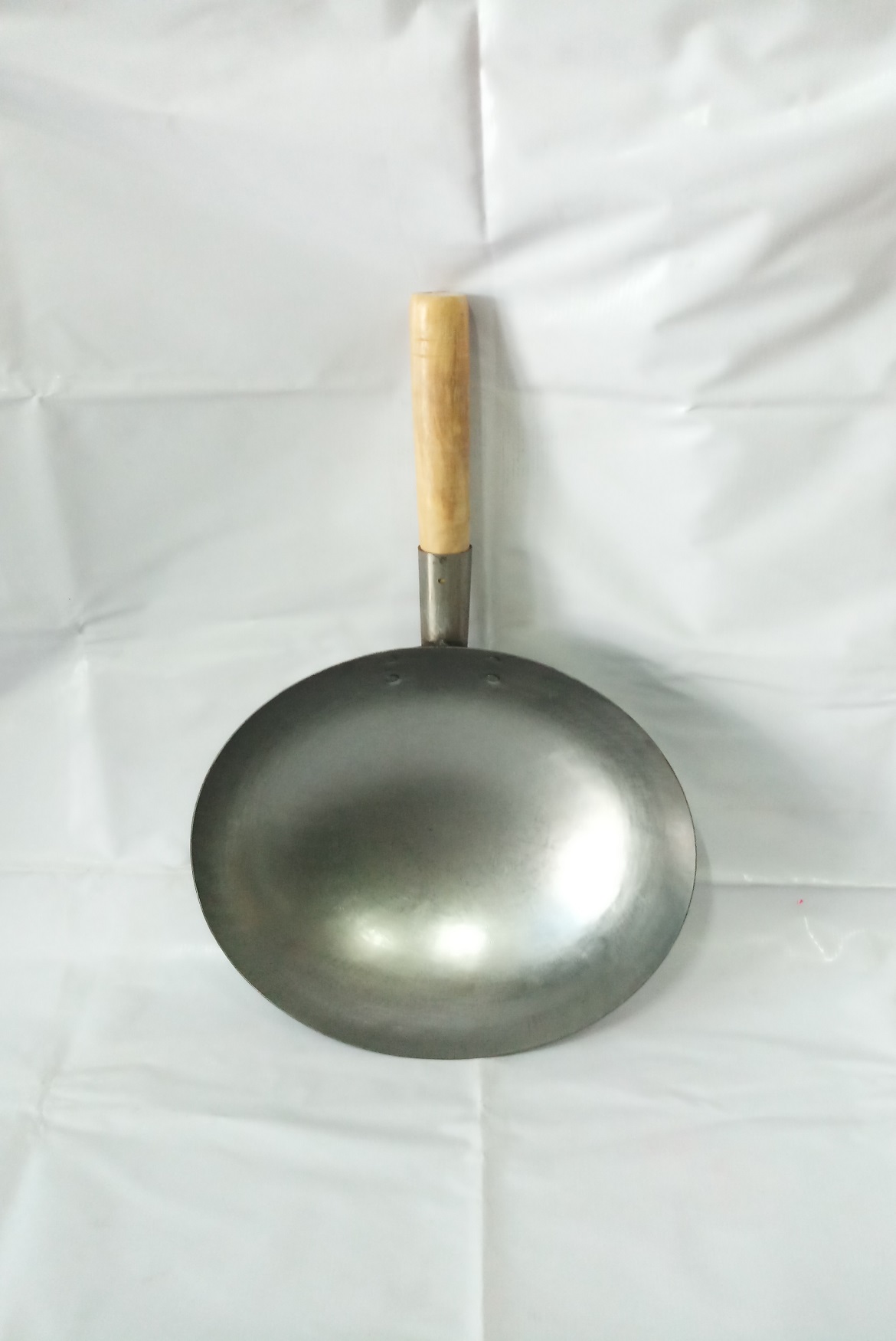 CHẢO THÉP 1 TAY CẦM CÁN GỖ CHIÊN CƠM,HỦ TIẾU XÀO,MÌ XÀO GIÒN