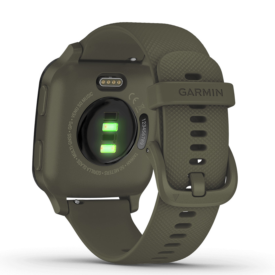 Đồng Hồ Thông Minh Theo Dõi Vận Động Theo Dõi Sức Khỏe Garmin Venu SQ / Venu SQ Music Màn Hình AMOLED - Hàng Chính Hãng