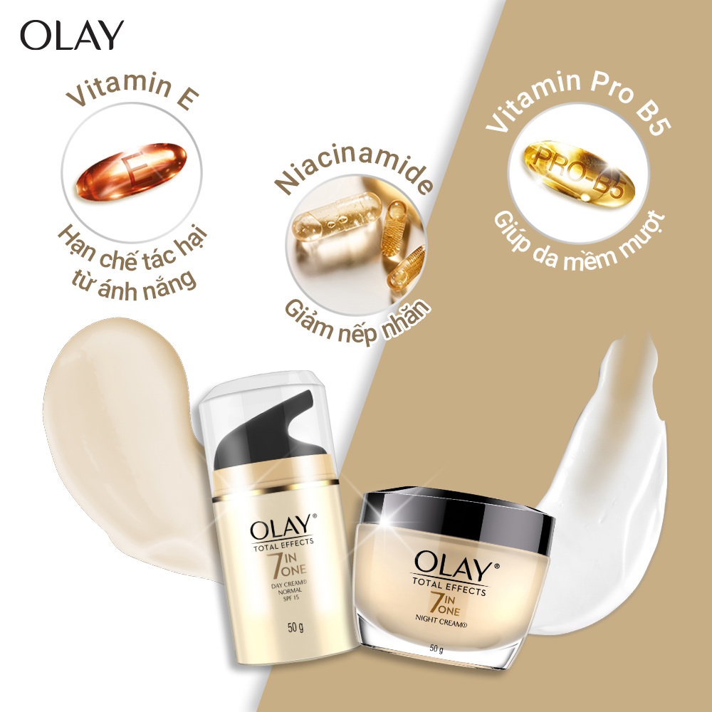 Kem Dưỡng Ban Đêm OLAY Total Effects 50g