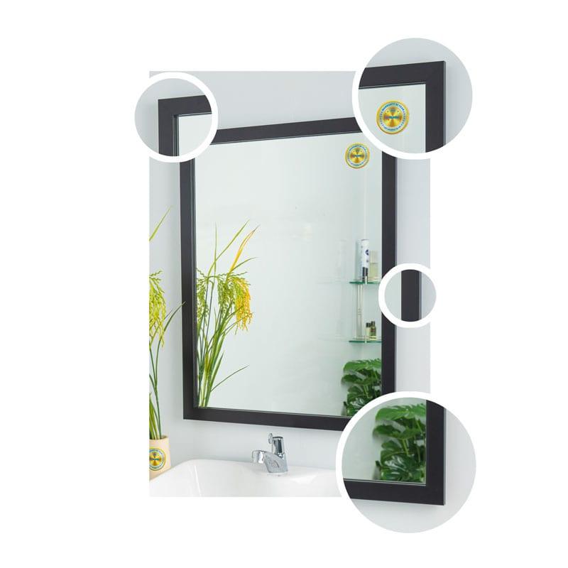 Gương soi cao cấp khung viền màu đen