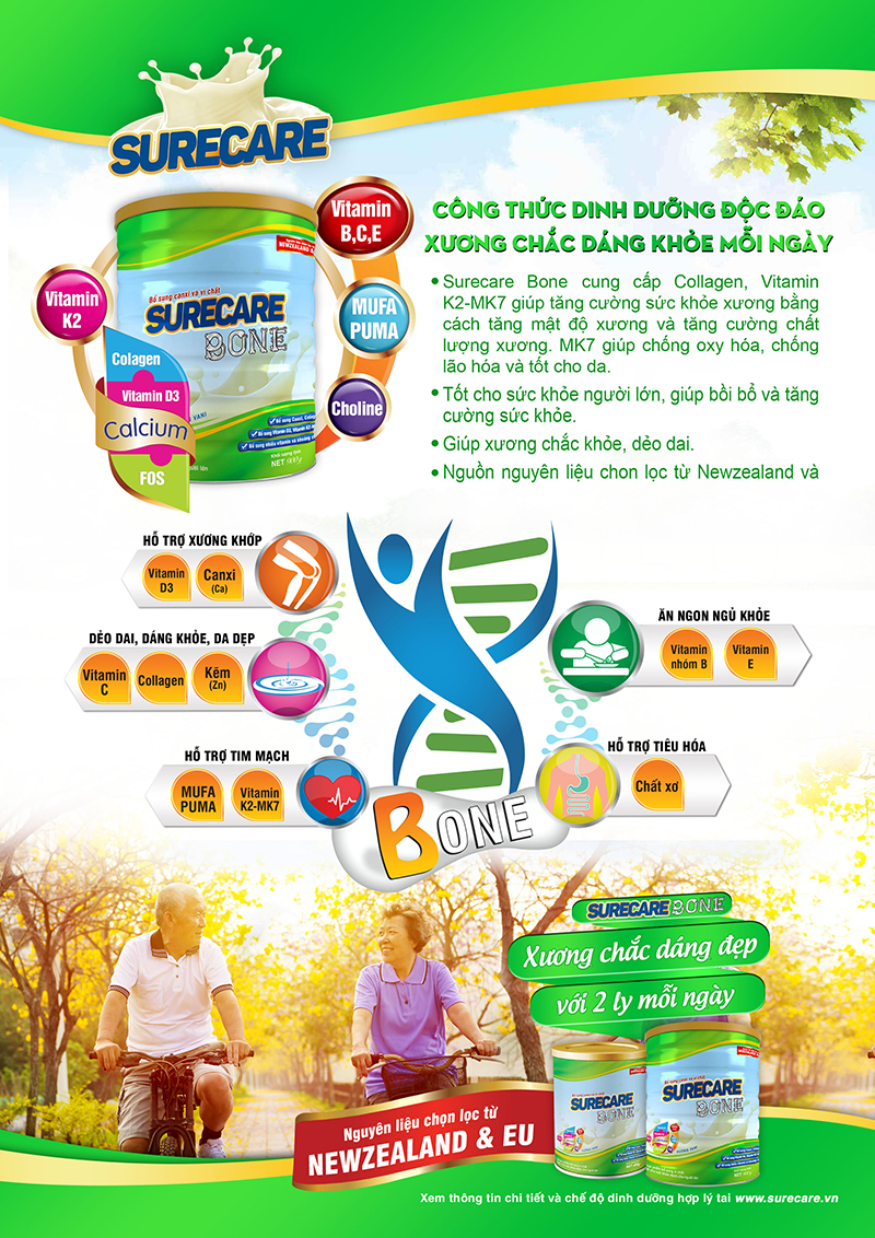 Sữa Surecare Bone 900G