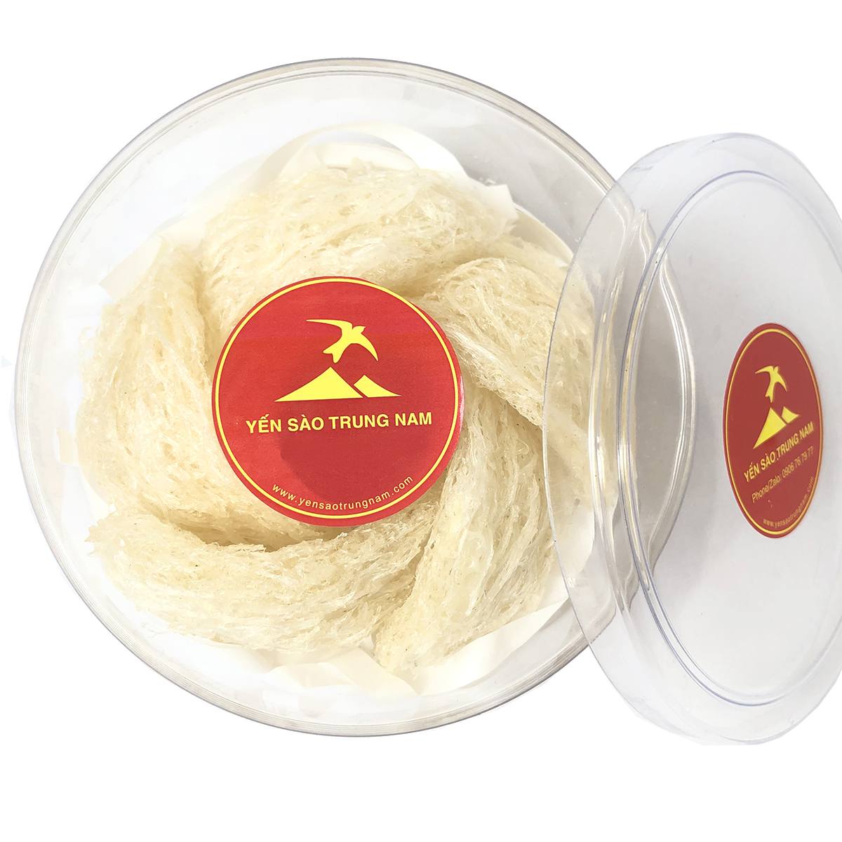 Tổ Yến Sào Tinh Chế (5 Tổ/40g/Hộp) (Tổ Yến làm sạch/Tổ Yến Sạch chế biến từ Tổ Yến Thô /Tổ Yến còn lông) Yến Sào Trung Nam
