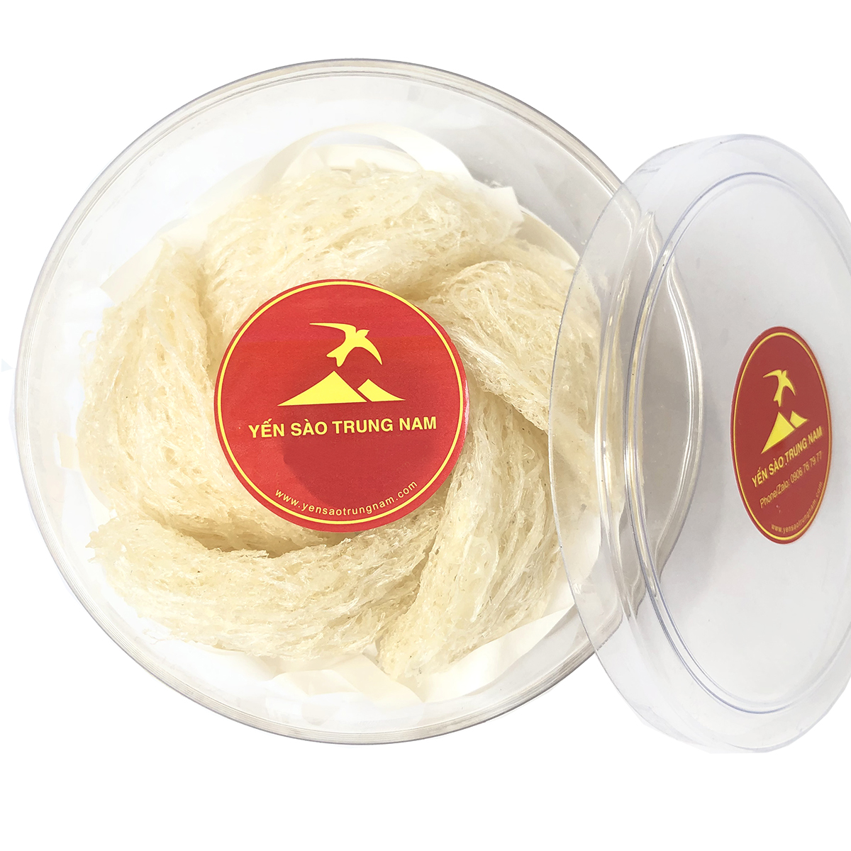 Tổ Yến Sào Tinh Chế (5 Tổ/40g/Hộp) (Tổ Yến làm sạch/Tổ Yến Sạch chế biến từ Tổ Yến Thô /Tổ Yến còn lông) Yến Sào Trung Nam