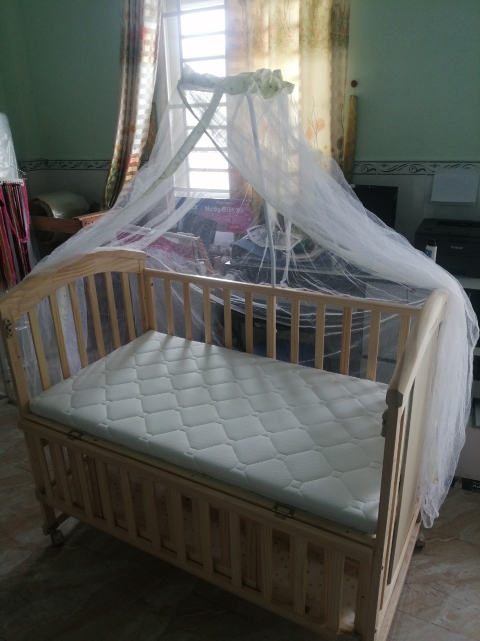 NÔI CŨI ĐA NĂNG CHO BÉ KÈM NỆM XƠ DỪA TỰ NHIÊN