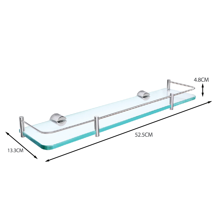 Kệ kiếng cường lực nhiều kiểu dáng inox 304 TOVASHU