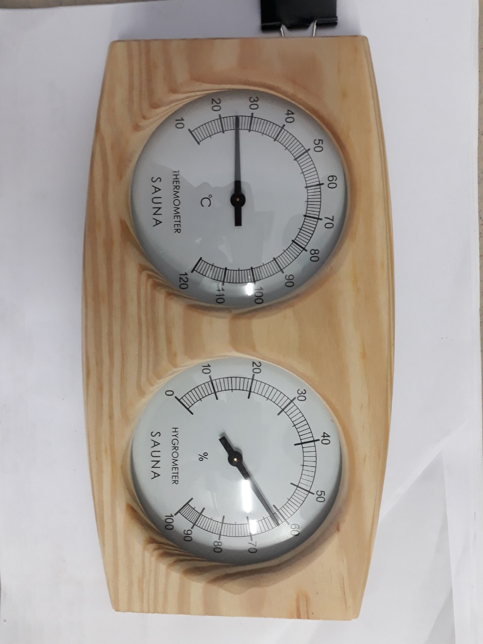 Đồng hồ đo nhiệt kế và độ ẩm phòng xông hơi khô Sauna