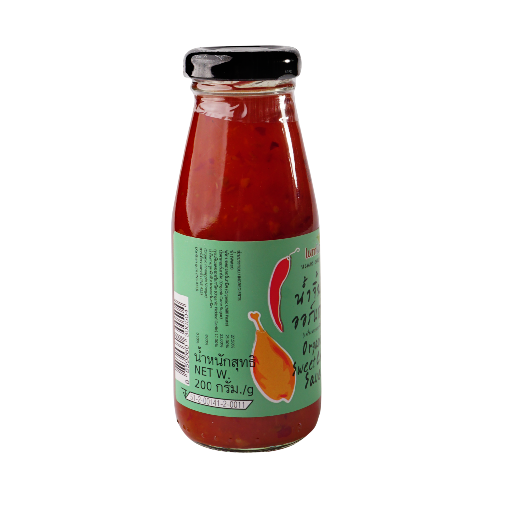 Sốt Ớt  Chua Ngọt Hữu Cơ 200g Lumlum Organic Sweet Chilli Sauce