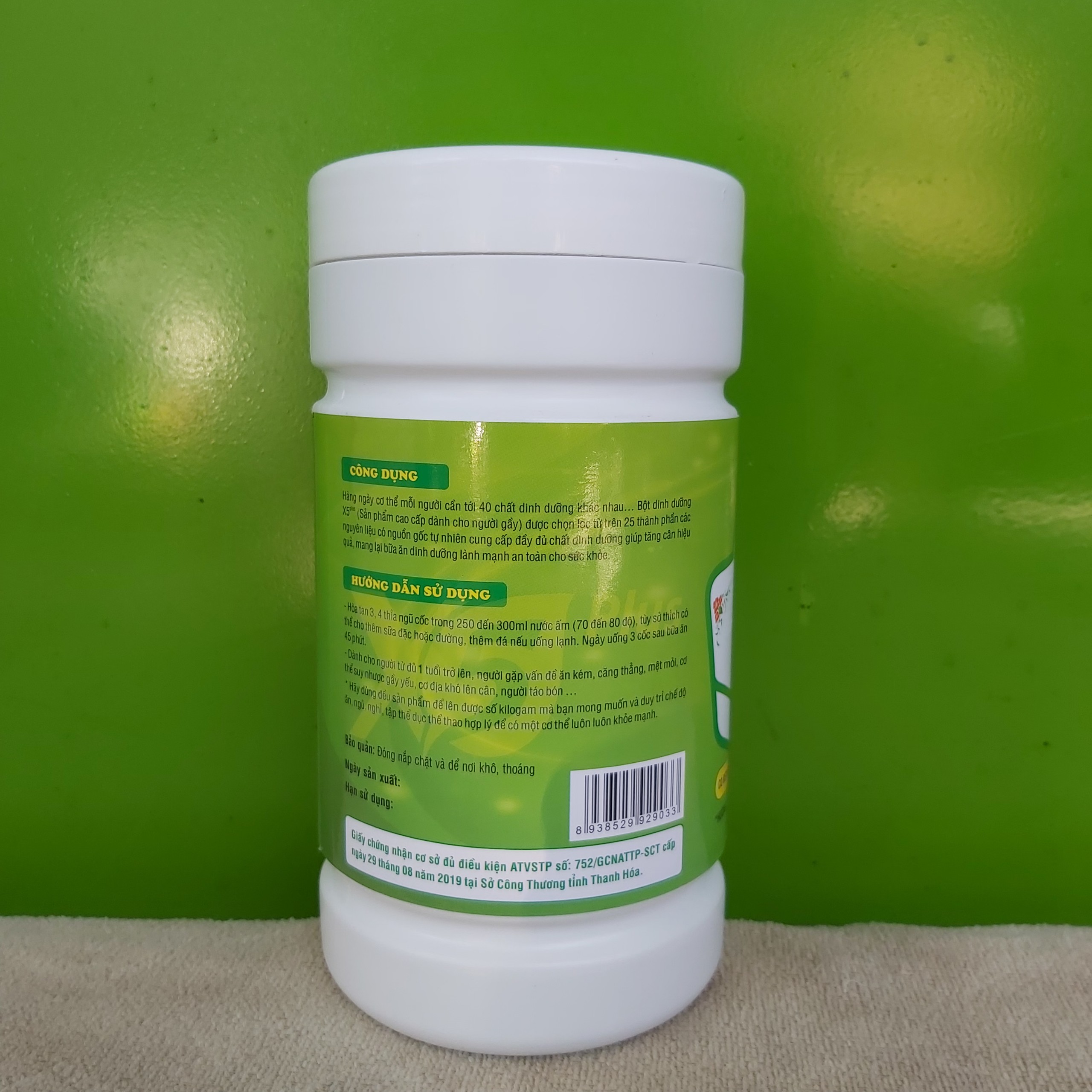 Bột Dinh Dưỡng X5 Dành Cho Người Gầy: Tăng Cân- An Toàn-Đẹp Da-Giảm Táo Bón- Ăn Ngon-Ngủ Ngon
