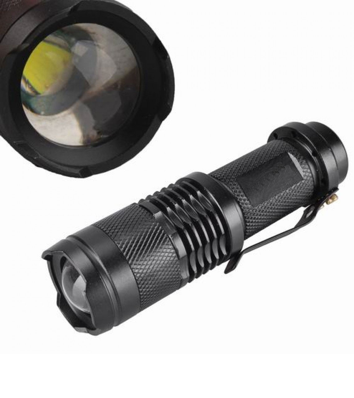 Đèn pin mini led zoom siêu sáng SK68 đã bao gồm pin+sạc pin