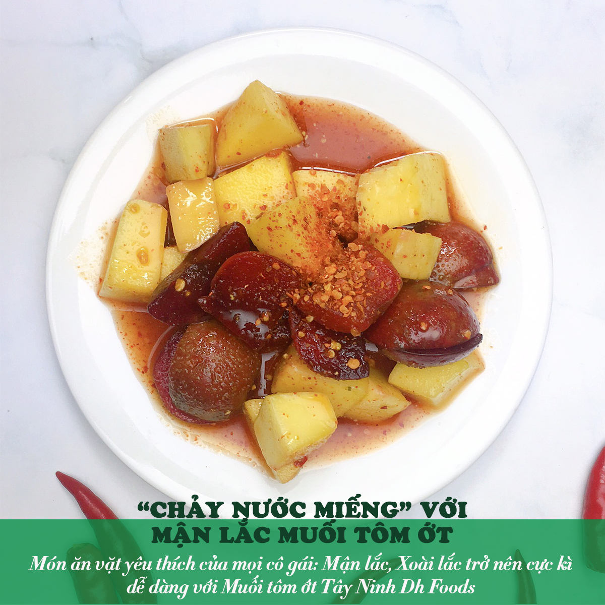 Muối tôm ớt DH Foods 60g