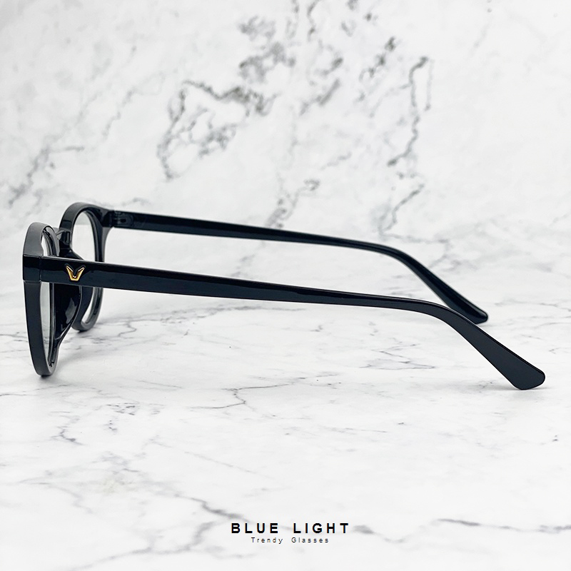 Kính Giả Cận, Gọng Kính Cận Nam Nữ GM Mắt Tròn Dáng Nhỏ Không Độ Hàn Quốc - BLUE LIGHT SHOP