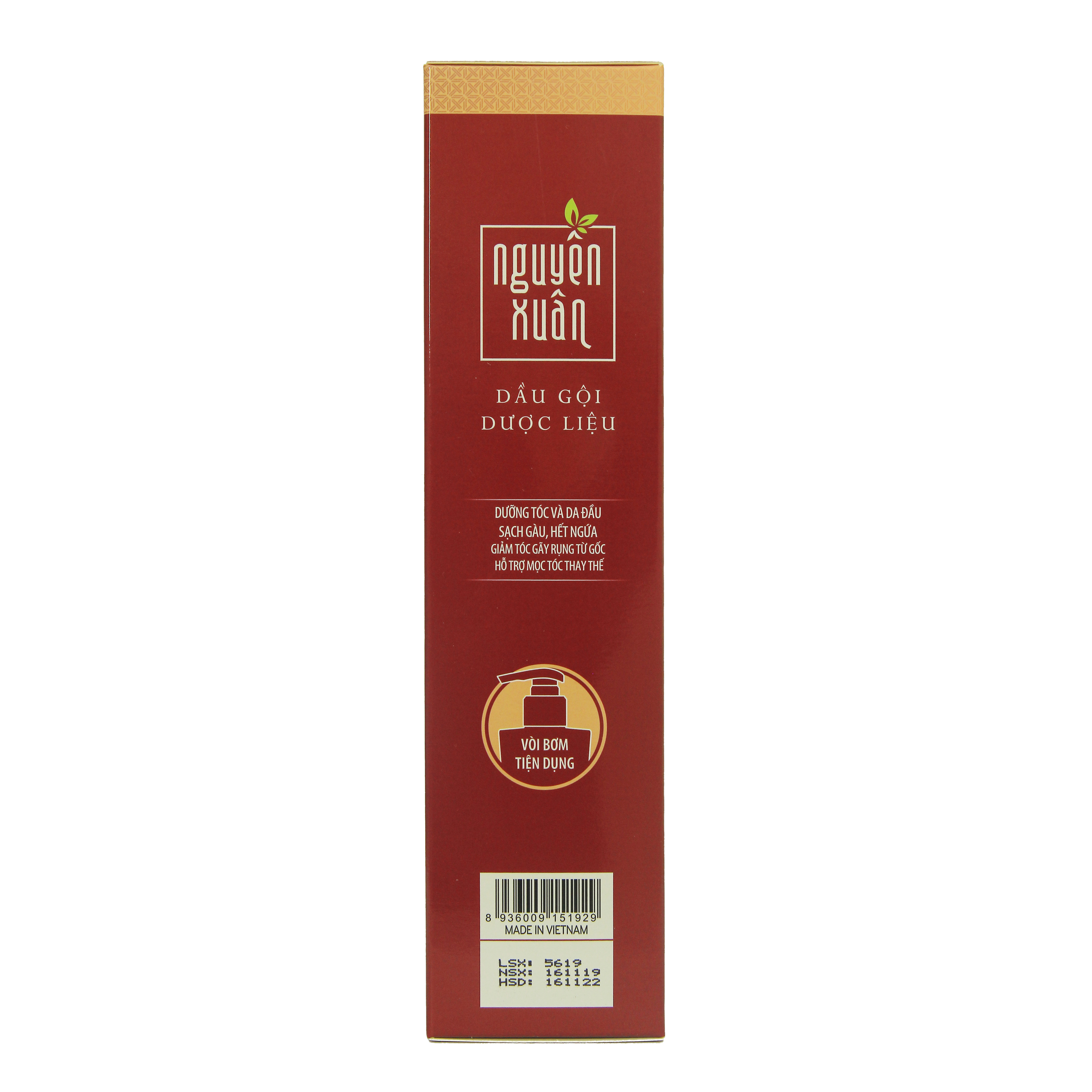Dầu gội dược liệu Nguyên Xuân nâu 250ml