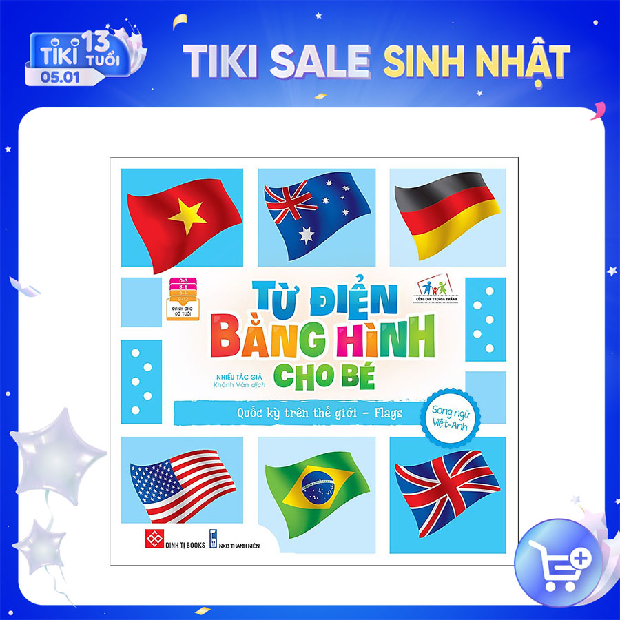 Từ Điển Bằng Hình Cho Bé - Quốc Kỳ Trên Thế Giới - Flags