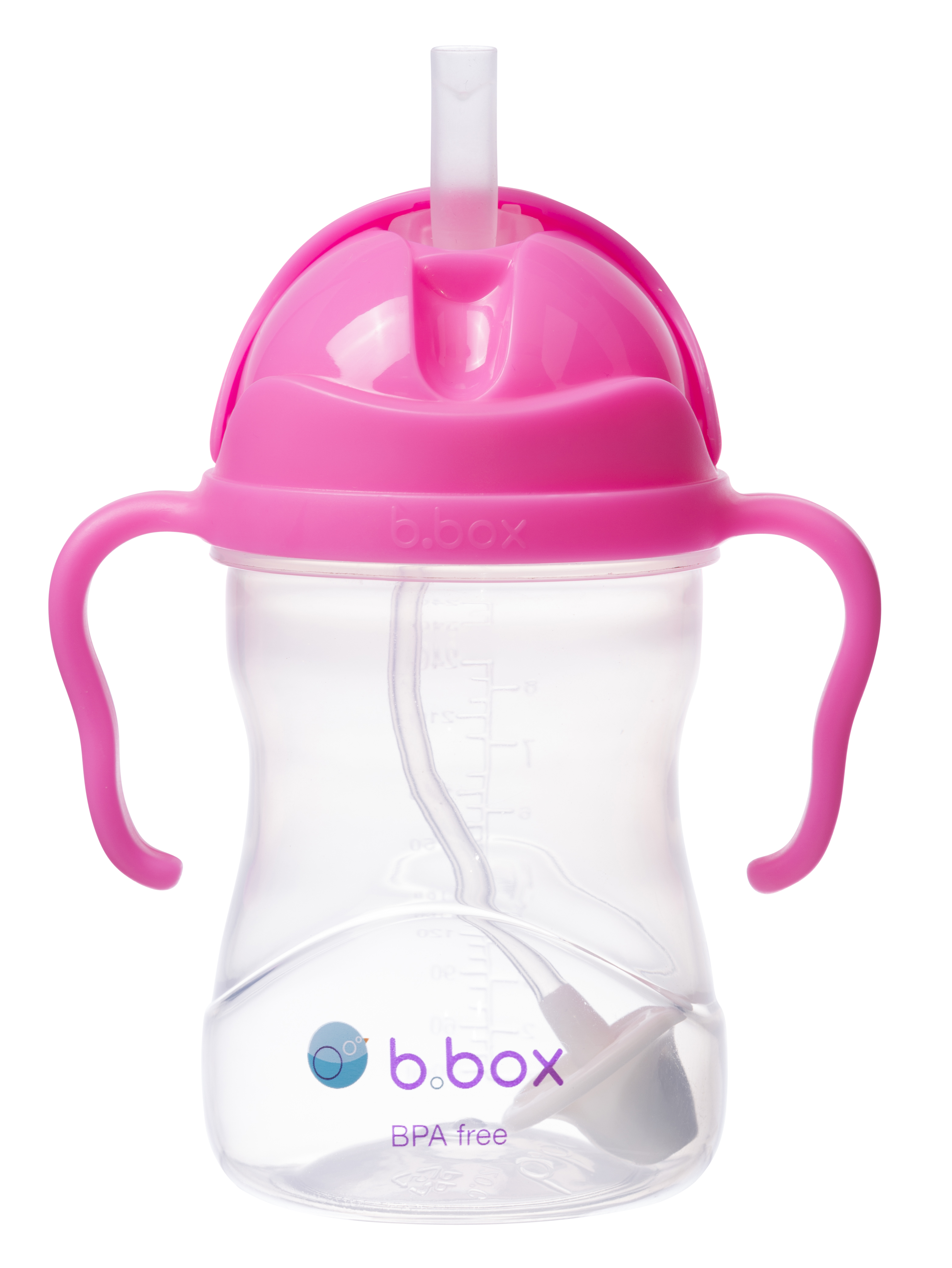 b.box Disney Bình nước 360 độ cho bé tập uống nước 240ml - Hồng Nhạt