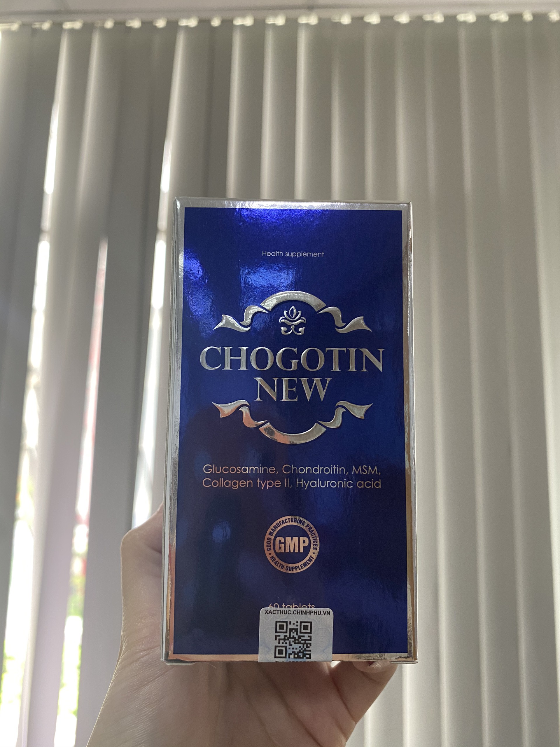 Chogotin New Giúp giảm đau, tái tạo sụn khớp, ngừa loãng xương - Lọ 60 viên nang