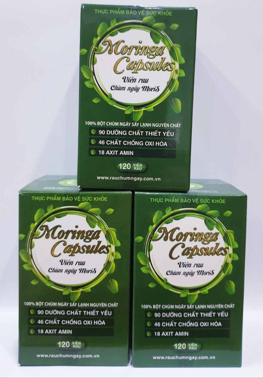 3 Lọ Thực phẩm bảo vệ sức khỏe Viên Nang Ngây Moris