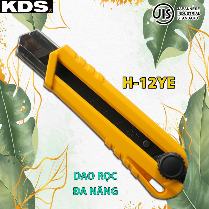 DAO RỌC ĐA NĂNG KHÓA XOAY 25mm KDS H-12