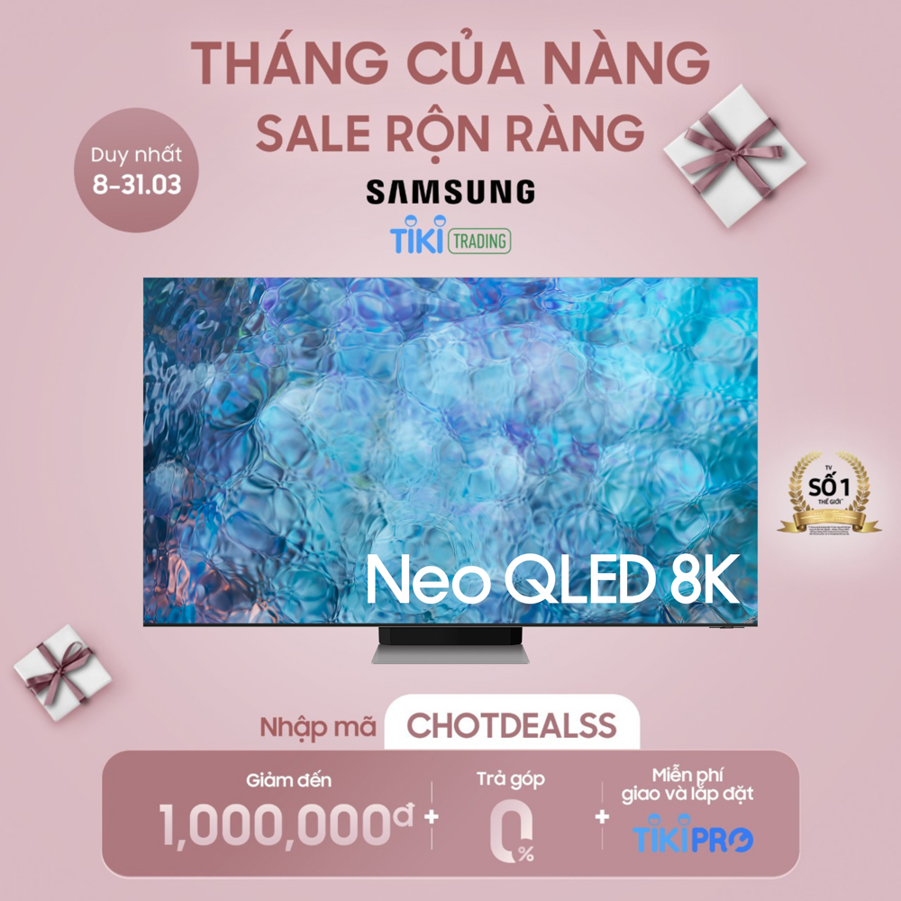 Smart Tivi Neo QLED Samsung 8K 85 inch QA85QN900A Mới 2021