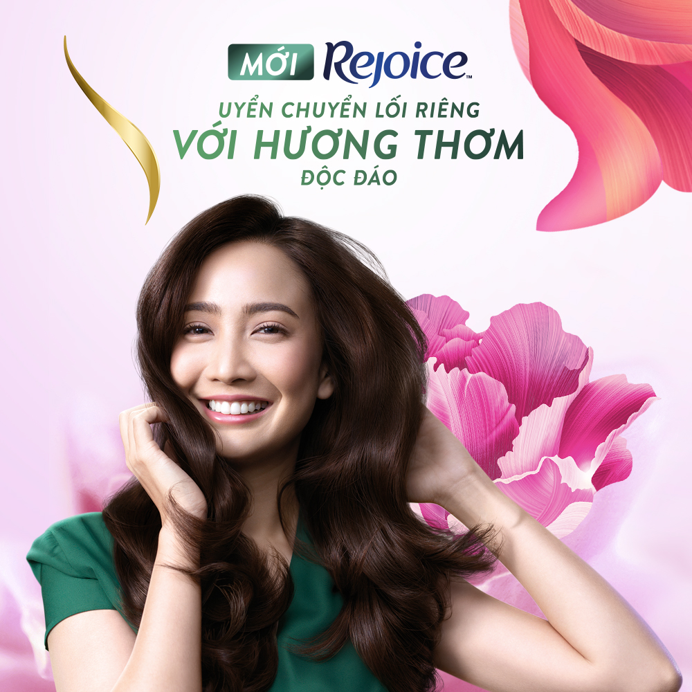 Combo 2 Dầu Gội REJOICE Fraya Hương Hoa Mẫu Đơn 650g/632,3ml