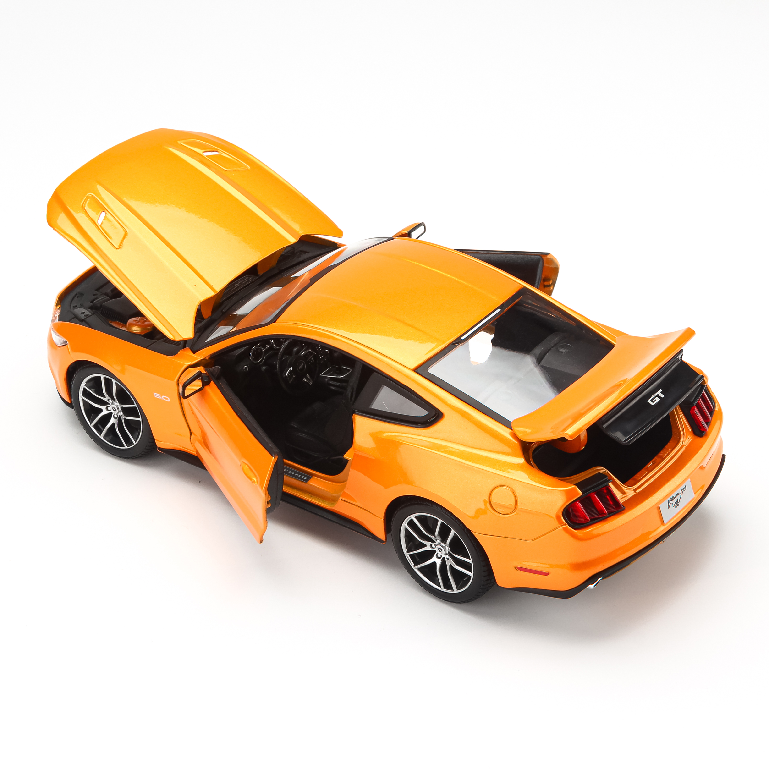 Mô Hình Xe Ford Mustang Orange GT 2015 1:18 Maisto MH-31197