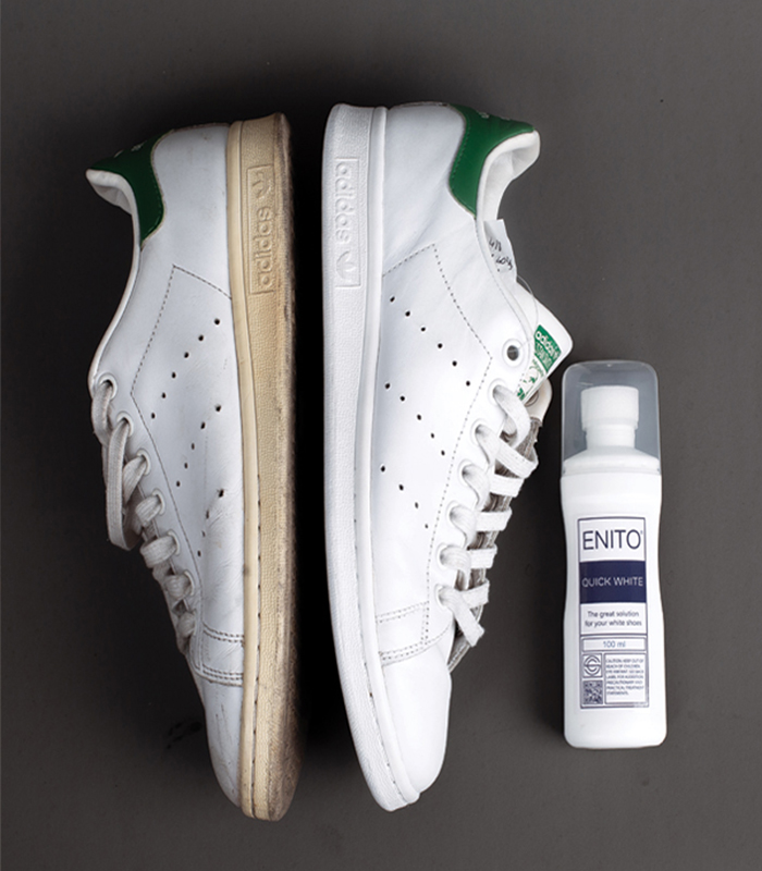 Dung Dịch Enito Quick White - 100ml - Chuyên Che Xước, Tẩy Trắng, Làm Trắng, Tẩy Ố Vàng Cho Giày Sneaker, Stan Smith, Super Star