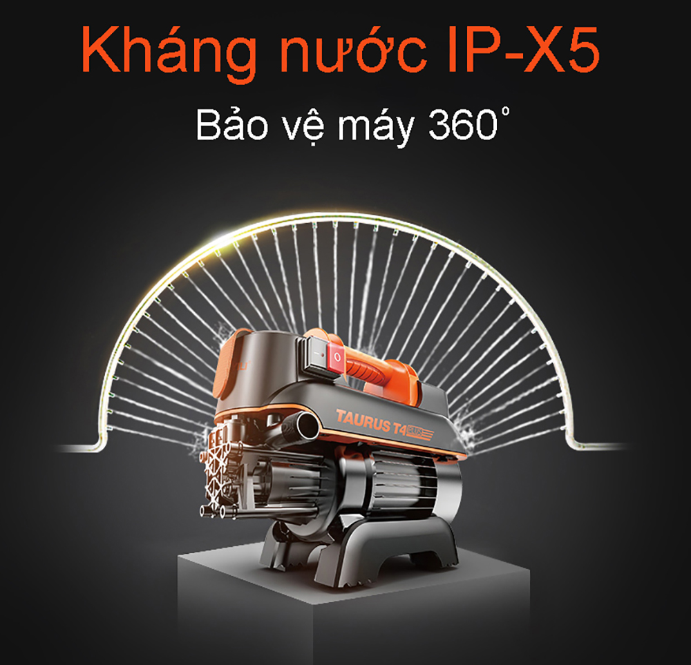 Máy Phun Xịt Rửa Xe Cao Áp YILI YLQ4420G-T4 Plus Công Suất 1500W Thiết Bị Chuyên Dụng Cho Cửa Hàng Rửa Xe Và Nhà Xưởng, Dùng Ngoài Trời Và Sân Vườn – Hàng Chính Hãng