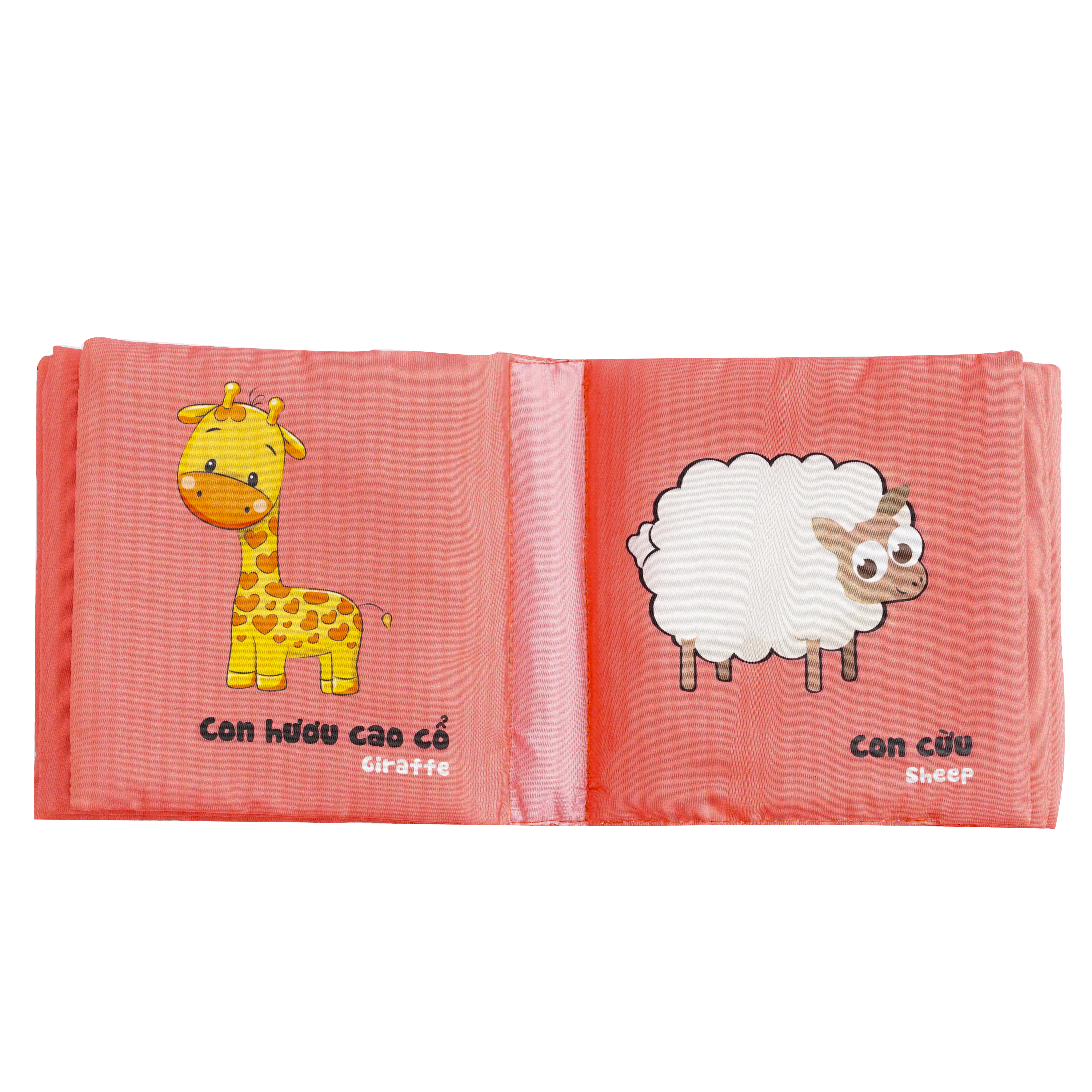Sách vải song ngữ Lalala baby chủ đề Động vật