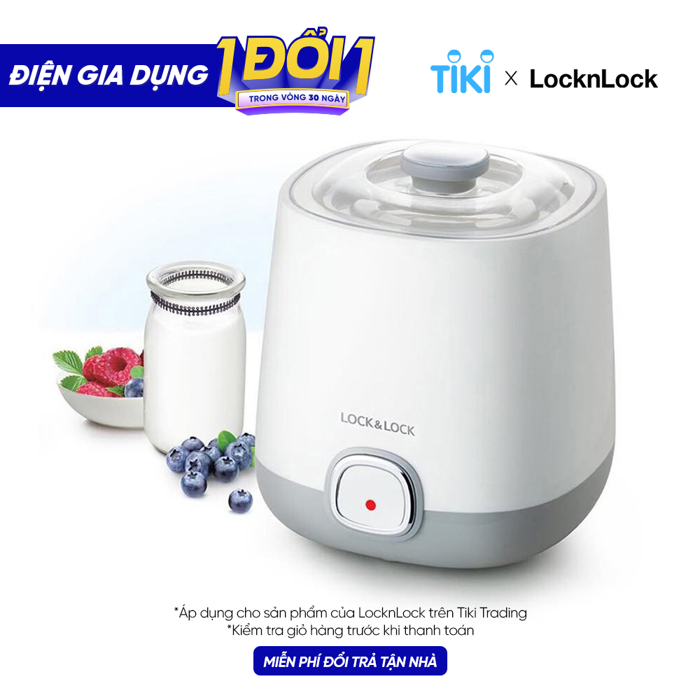 Máy Làm Sữa Chua Lock&amp;Lock EJY110SLV (1000ml) - Hàng chính hãng