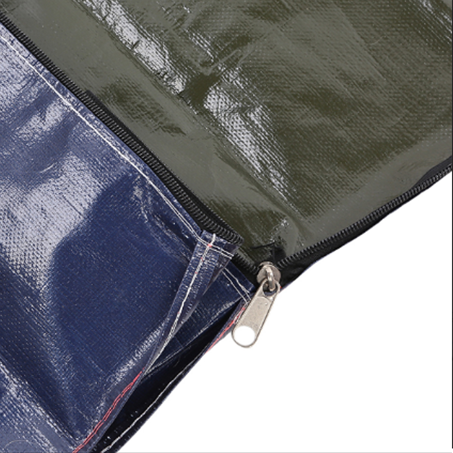 Túi bạt loại dày nhất màu tím/xanh rêu (Dành có shipper, đựng hàng buôn bán) - quai xách màu ngẫu nhiên