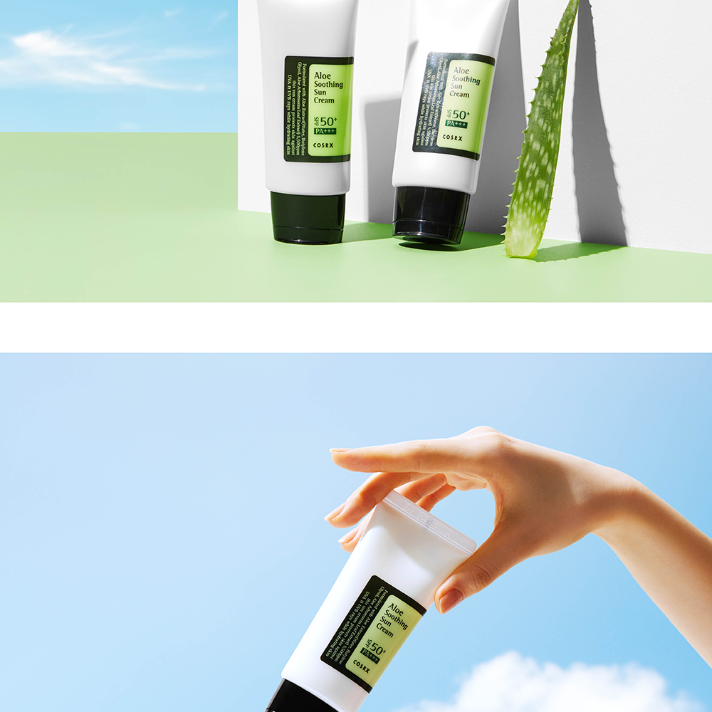 Kem Chống Nắng Lai Chiết Xuất Lô Hội COSRX Aloe Soothing Sun Cream SPF50+ PA+++ 50ml